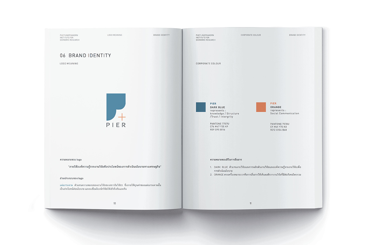 Corporate Identity - Puey Ungphakorn Institute for Economic Research  - 4